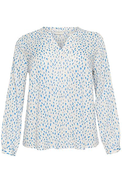KAFFE Curve Langarmbluse Langarm-Bluse KCjalu Große günstig online kaufen