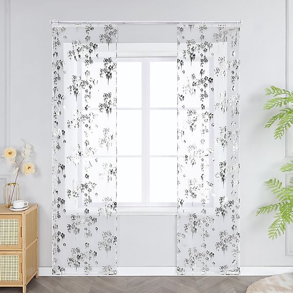 Joyswahl Schiebegardine (2 St), Klettband, transparent, günstig online kaufen