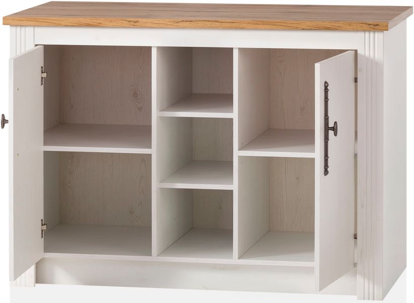 KOCHSTATION Pantryküche "KS-Westminster" Breite 130 cm, ohne E-Geräte günstig online kaufen