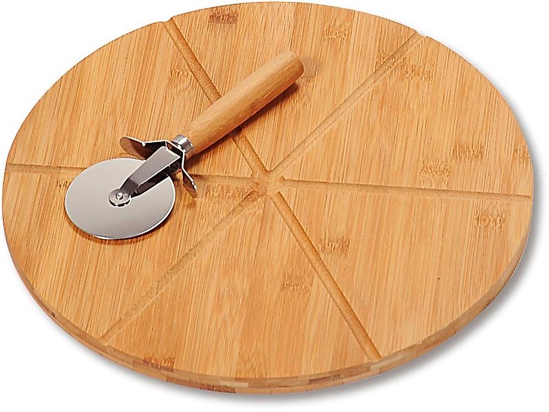 KESPER® Schneidebrett, (Set, 3 St.), inkl. Pizzaschneider, aus FSC®-zertifi günstig online kaufen