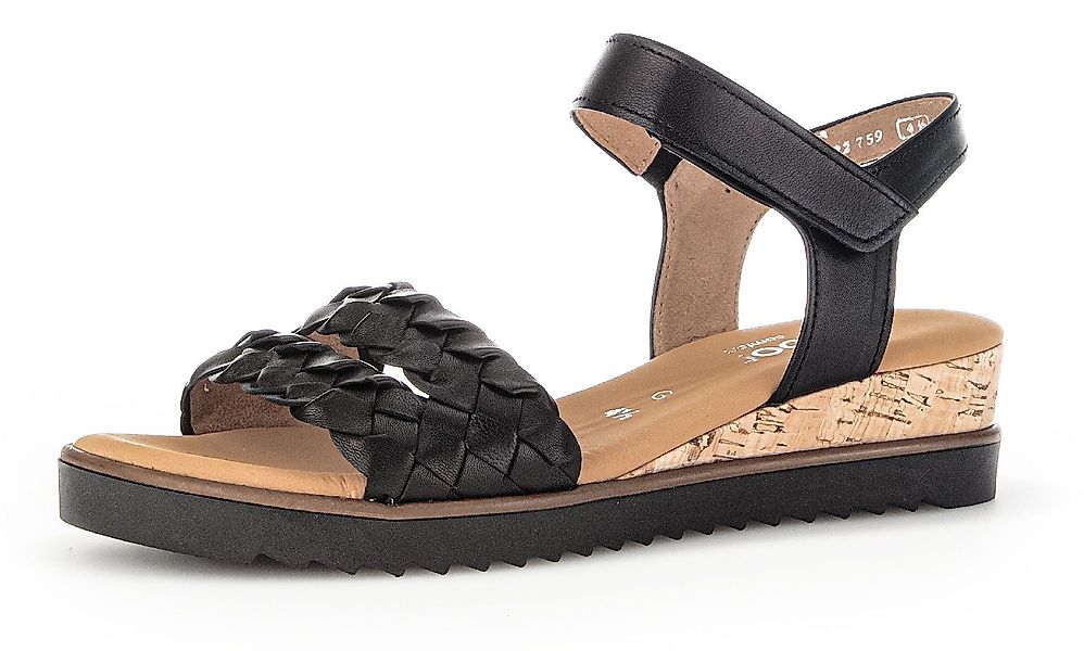 Gabor GENUA Sandalette, Sommerschuh, Sandale, Keilabsatz, günstig online kaufen