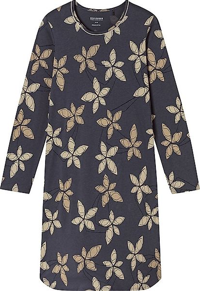 Schiesser Nachthemd Damen-Nachthemd Single-Jersey gemustert günstig online kaufen