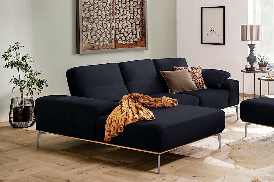 W.SCHILLIG Ecksofa "run, Designsofa mit tollem Sitzkomfort, L-Form", mit el günstig online kaufen