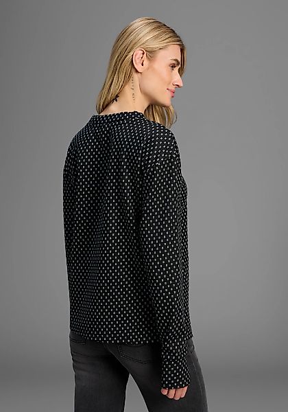 KangaROOS Sweatshirt in strukturiertem Material mit Turtleneck günstig online kaufen