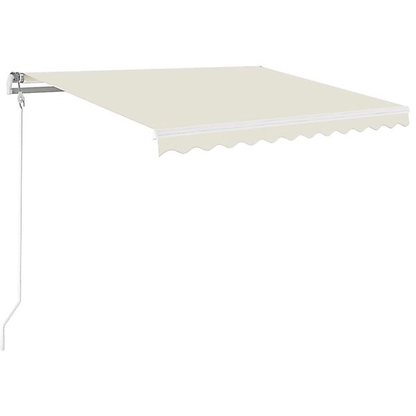 furnicato Markise Automatisch Einziehbar 350x250 cm Creme günstig online kaufen