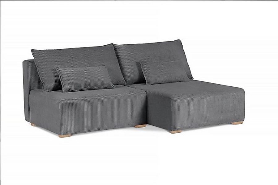 Beautysofa Polsterecke mit Schlaffunktion FLUFFY, 210 cm Polsterecke, mit B günstig online kaufen