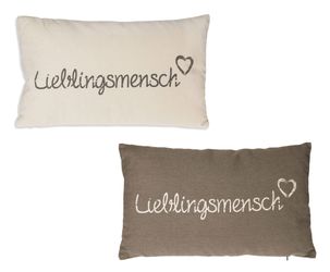 Haus und Deko Kuscheltier Lieblingsmensch Kissen günstig online kaufen
