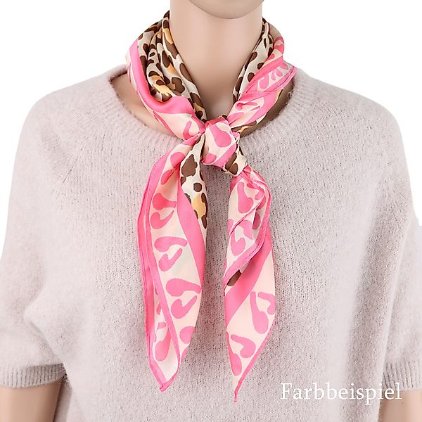 MIRROSI Nickituch Vierecktuch ca. 68x68cm Leo günstig online kaufen