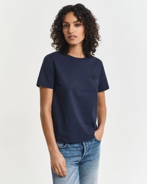 Gant T-Shirt REG TONAL SHIELD SS günstig online kaufen