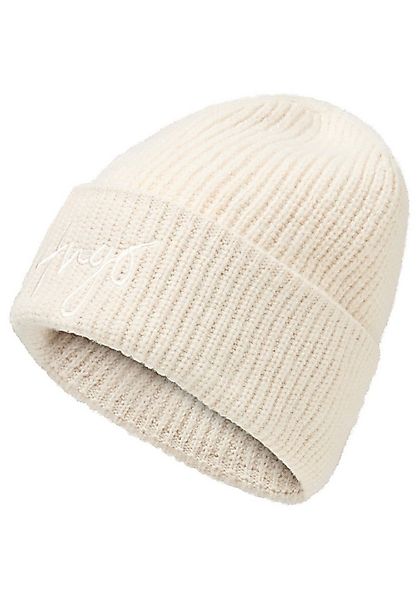 HUGO Beanie Socialy Hat mit Logostickerei günstig online kaufen