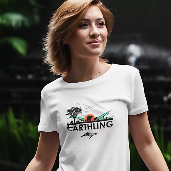 Earthling Nation - Damen Organic Shirt günstig online kaufen
