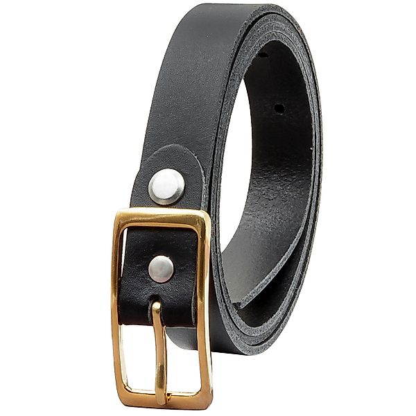 COLOGNEBELT Ledergürtel OM12-SL-Schwarz MADE IN GERMANY, günstig online kaufen