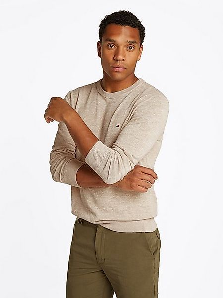 Tommy Hilfiger Rundhalspullover COTTON LINEN CREW günstig online kaufen