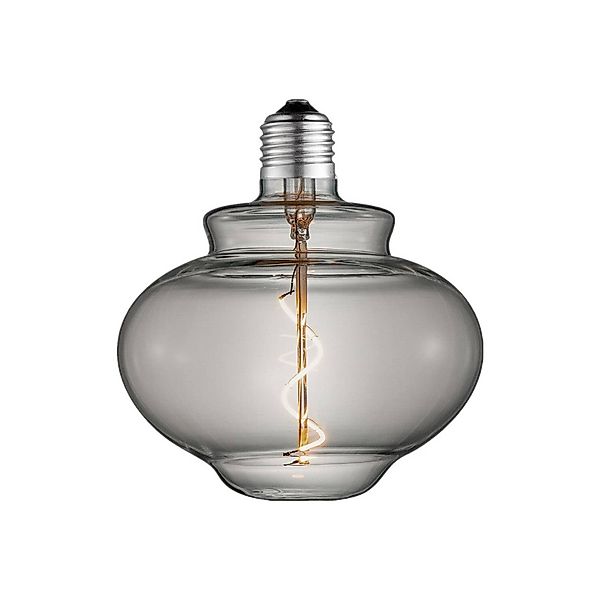 Lucande LED E27 Lampe 4W LED Filamentlampe 10017028 in Alu aus Glas E27 günstig online kaufen