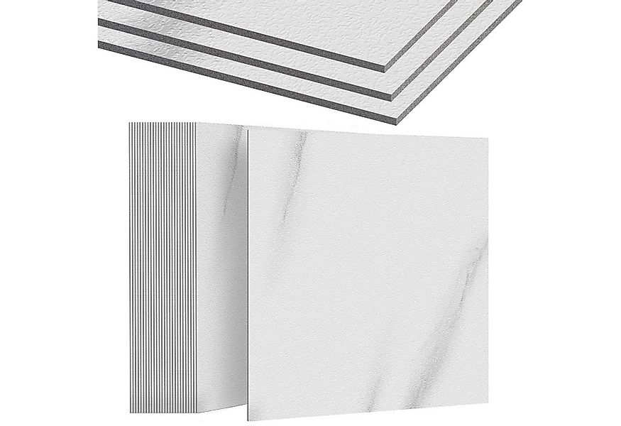 FIVMEN Vinylboden PVC Bodenbelag Selbstklebend Vinylboden Bodenfliesen 30cm günstig online kaufen