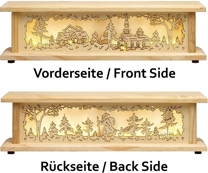 SIKORA Schwibbogen-Fensterbank B22 beleuchtete LED Holz günstig online kaufen