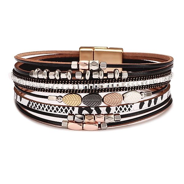 The Beauty House Lederarmband Boho mehrreihig günstig online kaufen