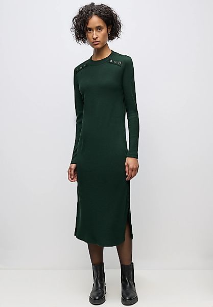 STREET ONE Midikleid, in Unifarbe günstig online kaufen