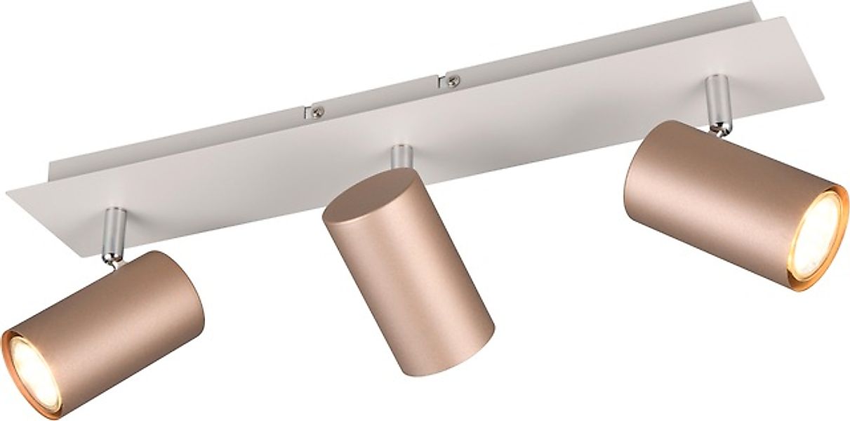 TRIO Leuchten Deckenstrahler »MARLEY, GU10 Deckenspot 1-flammig, exkl 3x GU günstig online kaufen