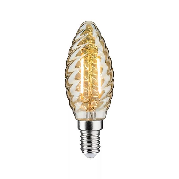 LED-Kerzenlampe E14 2,6W 2.500K gold gedreht günstig online kaufen