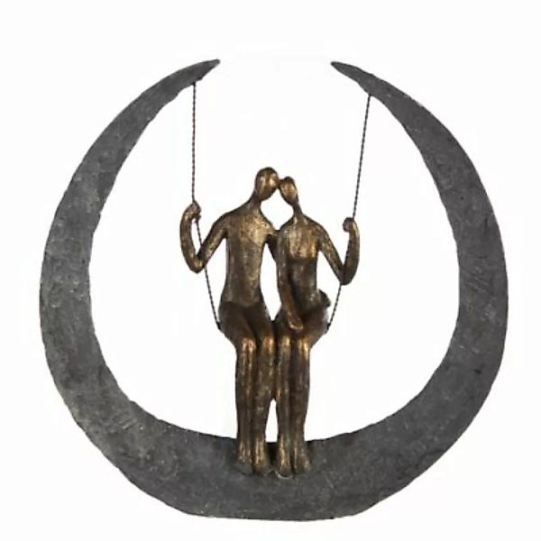 Casablanca by GILDE Skulptur Swing bronze/silber günstig online kaufen