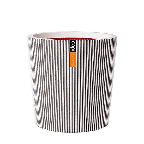 Capi Europe Blumentopf Konisch Groove NL Ø 36 cm x 34 cm Elfenbein günstig online kaufen