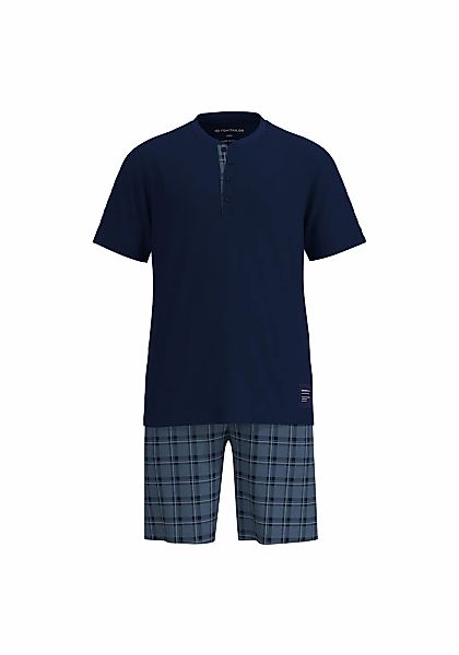 TOM TAILOR Schlafanzug "Pyjama Shorty 4-Knopfverschluss" günstig online kaufen