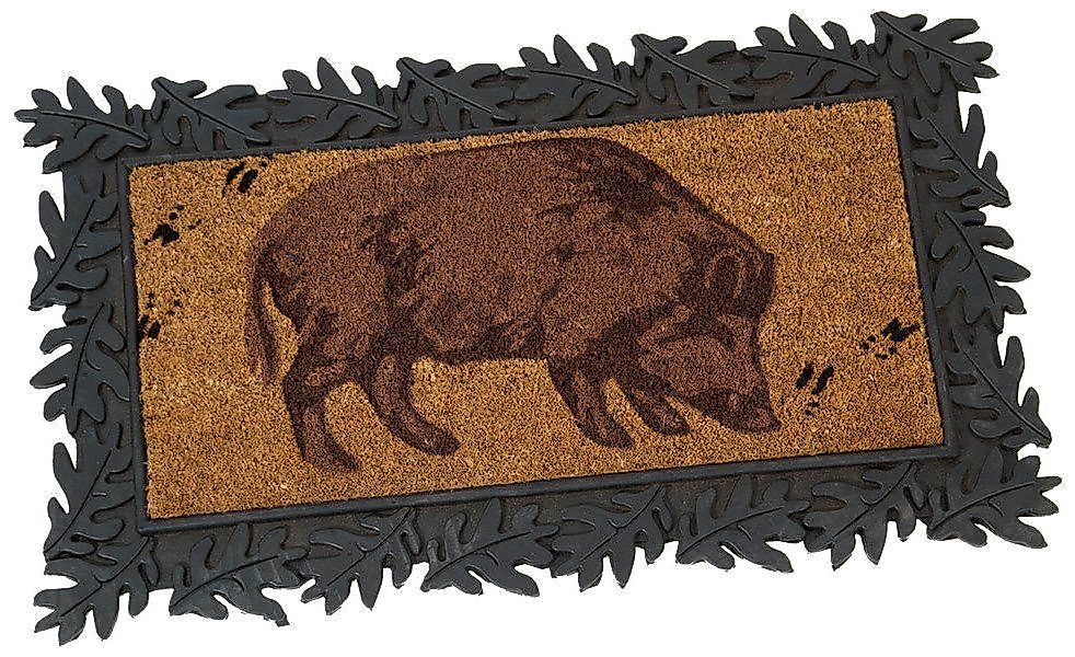 La Chasse® Geldbörse Fußmatte "Keiler" Wildschwein günstig online kaufen