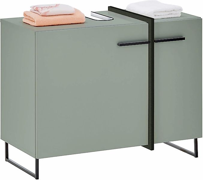 BASIC by Balculina Waschbeckenunterschrank "Palermo, BxHxT 80x64x41 cm" 1 S günstig online kaufen