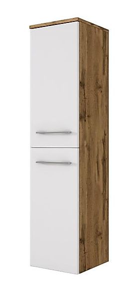Midischrank 30 LIVORNO von Held Möbel Wotan Eiche / Weiß matt günstig online kaufen