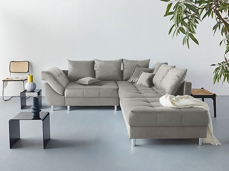 COLLECTION AB Ecksofa »(Spar-Set) Innsbruck L-Form und Hocker«, (Spar-Set), günstig online kaufen