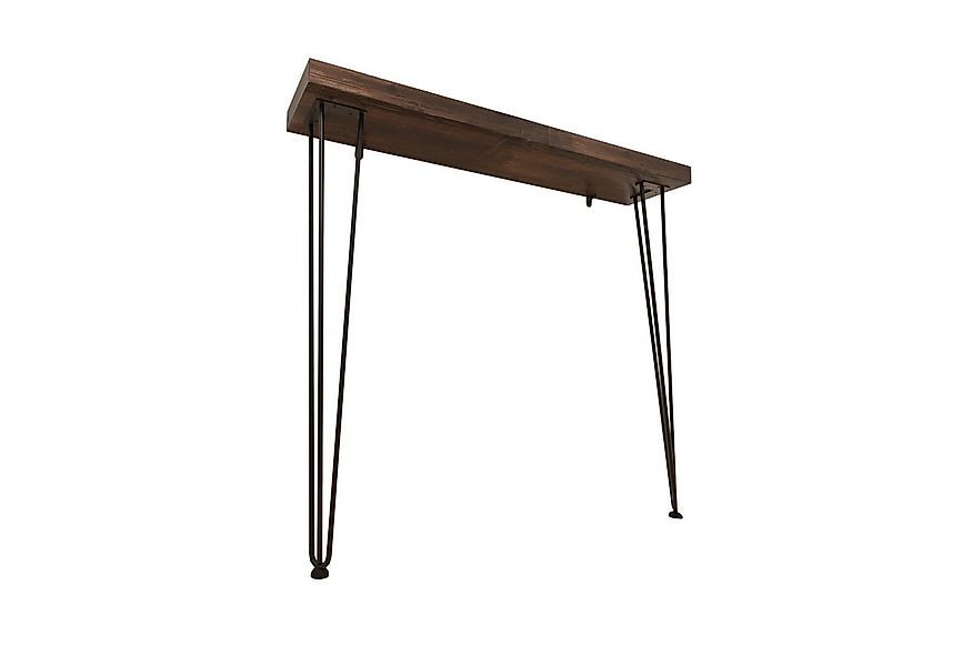 HEVVA Konsolentisch Konsolentisch LUGANO mit Massivholzplatte - Tischbeine günstig online kaufen