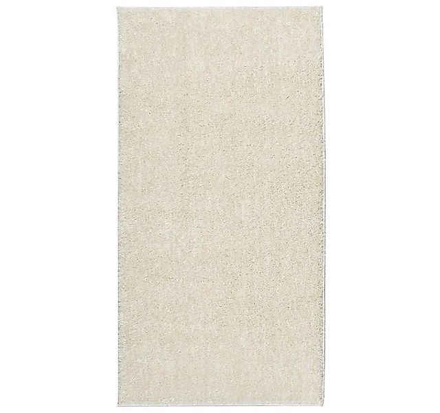 vidaXL Teppich Teppich ISTAN Hochflor Glänzend Creme 80x150 cm, Rechteckig, günstig online kaufen