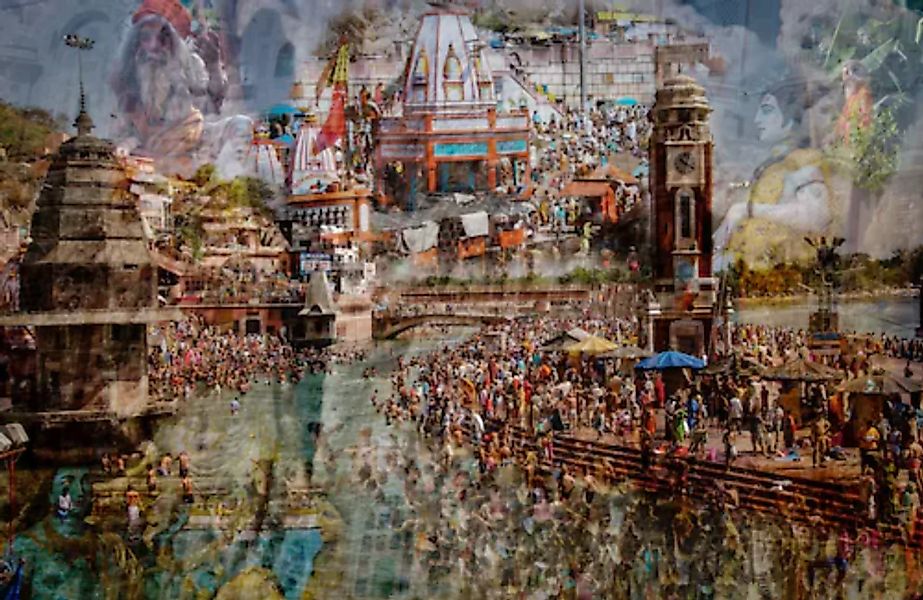 Papermoon Fototapete »Photo-Art RALF KAYSER, HEILIGES INDIEN« günstig online kaufen