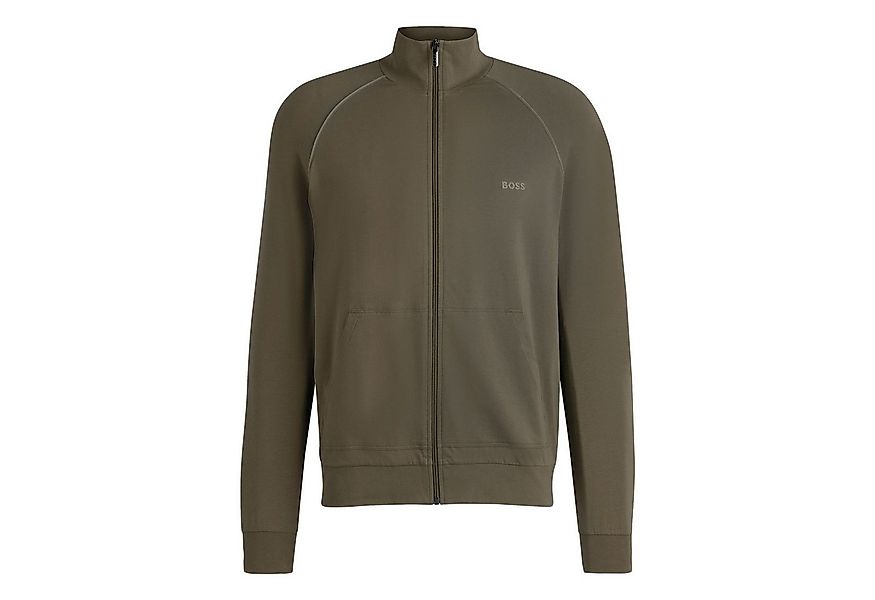BOSS Sweatjacke Mix&Match Jacket Z mit eingesticktem Markenschriftzug günstig online kaufen