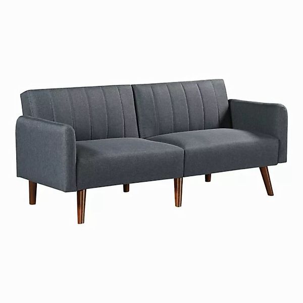 en.casa Schlafsofa, »Malå« mit Liegefunktion 175x70x72 cm Grau günstig online kaufen