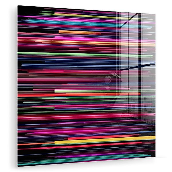 MuchoWow Acrylglasbild Abstrakt - Linien - günstig online kaufen