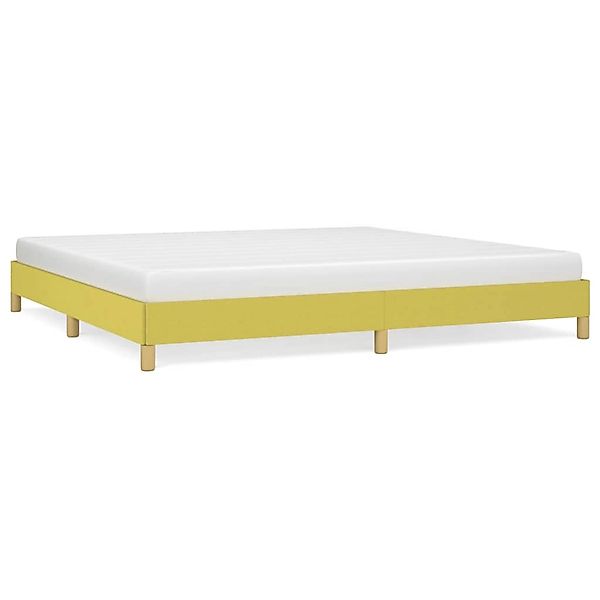 Vidaxl Bettgestell Grün 200x200 Cm Stoff günstig online kaufen