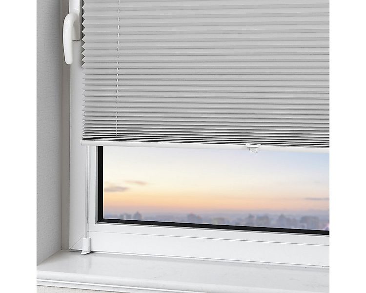 Vkele Plissee Ohne Bohren,Klemmfix,Weiß, Einfach Montage, Klemmträger, Easy günstig online kaufen