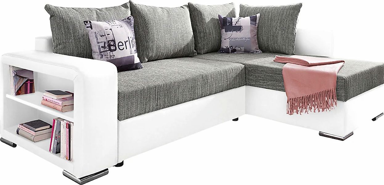 COLLECTION AB Ecksofa "John L-Form" mit Bettfunktion, Bettkasten und integr günstig online kaufen