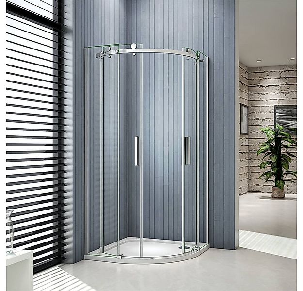 duschspa Runddusche 90x90x195cm Glastür Duschtür Schiebetür Viertelkreis Du günstig online kaufen