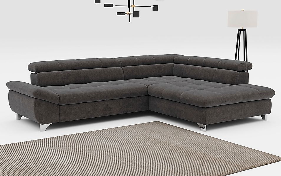 COTTA Ecksofa "Gemini L-Form", mit Kopfverstellung, optional mit Schlaffunk günstig online kaufen