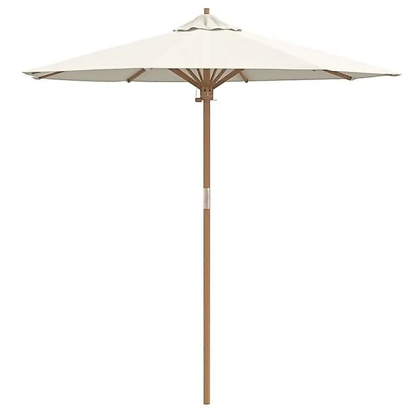 vidaXL Gartenparasol Cremeweiß 217 x 217 x 230 cm Bambus 4108081 günstig online kaufen