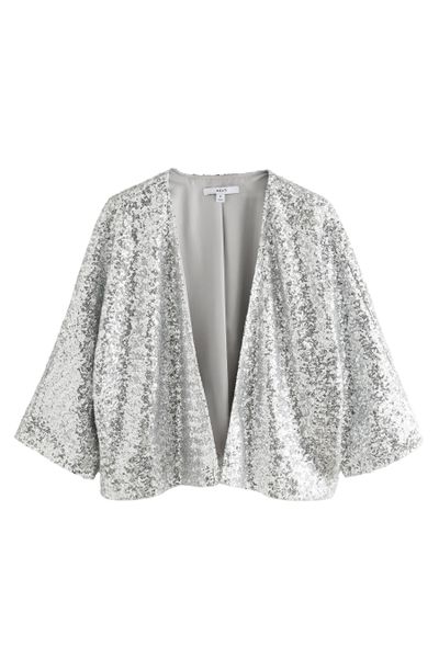 Next Kurzjacke Jacke mit Pailletten (1-St) günstig online kaufen