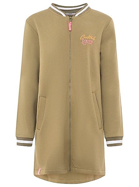 Zwillingsherz Sweatjacke Bombermantel "Cocktail Lover" innen mit Fleece, Re günstig online kaufen