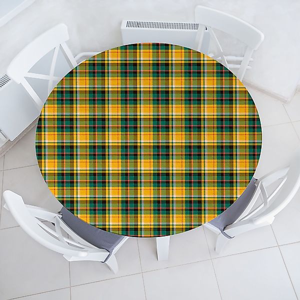 Abakuhaus Tischdecke Rundum-elastische Stofftischdecke, Schottischer Tartan günstig online kaufen