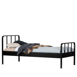 Metallbetten schwarz Retro mit 42 cm Einstiegshöhe 28 cm Bodenfreiheit günstig online kaufen