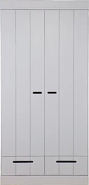 WOOOD Kleiderschrank "Connect Garderobenschrank, Mehrzweckschrank mit Schub günstig online kaufen