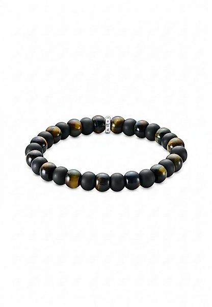 THOMAS SABO Armband Armband mit Obsidian- und Tigerauge-Perlen (9 mm) (Set) günstig online kaufen