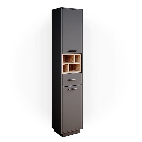 Vicco Hochschrank Beatrice, Anthrazit/Sonoma, 38 x günstig online kaufen